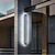 billiga Vägglampetter-modern led vägglampa, inomhus/utomhus ip65 vattentät trädgårdslampa 40/60/80/100/120cm svart långrandig vägglampa, terrass korridor sovrum vardagsrum vägglampa 110-240v