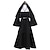 cheap Carnival Costumes-The Nun Zombie Cosplay Costume Masquerade Adults&#039; Women&#039;s Cosplay Party / Evening Halloween Carnival Masquerade Easy Halloween Costumes Mardi Gras