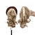 levne Culíky a copy-14palcové prodlužování vlasů do culíku s krátkým drápem syntetické kudrnaté skutečné vlasy roztomilé prodlužování vlasů clip in pro ženy