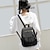 olcso Hátizsákok-Női hátizsák Iskolatáska Mini hátizsák hátizsák Iskola Szabadtéri Napi Tömör szín PU bőr Nagy kapacitás Vízálló Könnyű Cipzár Fekete Fehér Rubin