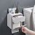 cheap Toilet Paper Holders-Tissue Box Multi-function Toilet Paper Holder Box Wall-mounted Waterproof Toilet Paper Organizer Box Bathroom Storage Products