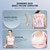 お買い得  矯正装具＆サポーター-女性用バックブレース姿勢矯正装置：肩矯正装置、調節可能なフルバックサポート、上部および下部の背中の痛みを軽減 - 側弯症 せむしこぶ胸椎矯正装置 ピンク L