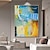 billiga Abstrakta målningar-oljemålning 100 % handmålad oljemålning handgjord väggkonst abstrakt målning originalmålning handmålad färgglad canvaskonst väggkonstmålning dekor rullad duk utan ram osträckt