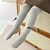 Χαμηλού Κόστους Παιδικές κάλτσες-Νήπιο Κοριτσίστικα Καλσόν Μαύρο Λευκό Ανθισμένο Ροζ Συμπαγές Χρώμα Σουρωτά Άνοιξη Φθινόπωρο χαριτωμένο στυλ Causal 2-6 χρονών