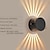 cheap Outdoor Wall Lights-Waterproof LED Wall Sconce Up Down Wall Lights Fixture Outdoor Indoor Adjustable Light Beam Rotatable Lampshade 10W Modern Round Wall Lamp for Porch Living Room Decor AC85-265V
