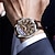 billige Kvartsure-wokai højkvalitets herre luksusbælte mode kvartsur herre rom business student sport vandtæt glødende ur