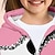 お買い得  ガールズ3Dアウター-女の子 3D レオパード 多色 パーカー コート アウター ピンク 長袖 3Dプリント 秋 冬 活発的 ファッション かわいいスタイル ポリエステル 子供 3〜12年 アウトドア カジュアル 日常 レギュラー