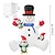 preiswerte Weihnachtsbeleuchtung-Schneemann Weihnachten Netzstecker 1 Stück