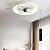 ieftine Lumini Reglabile-ventilator de tavan cu lumina reglabil 48cm 6 viteze vant ventilator de tavan modern pentru dormitor, living app &amp; telecomanda 110-240v