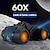 cheap Rangefinders &amp; Telescopes-60x60 High-power Binoculars With Coordinates BAK4 Portable Telescope Low Light Night Vision Hunting Sports Tourism Sightseeing Objective 36mm Eyepiece 16mm Magnification 10x