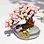 baratos Brinquedos de Montar-presentes do dia das mulheres flor de cerejeira em vaso bonsai suculento - mini blocos de construção para decoração de sala de estar dia das bruxas/dia de ação de graças/presente de festival