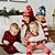 baratos chapéu de papai noel e acessórios-Papai Noel Chapéu de natal Unisexo Estilo bonito Natal Carnaval Noite de Natal Chapéu