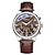 cheap Quartz Watches-Wokai High Quality Men&#039;S Luxury Belt Fashion Quartz Watch Men&#039;S Rome Business Student Sport Waterproof Glow-In-The-Dark Clock