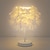 levne Stolní lampy-péřová stolní lampa severský romantický kreativní péřová lampa svatební ložnice noční stolek