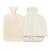 رخيصةأون بطانية يمكن ارتداؤها-زجاجة ماء ساخن مطاطية مع غطاء محبوك، كيس ماء ساخن
