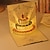 abordables juegos y accesorios-música iluminación ins regalo de cumpleaños creatividad lindo osito tarjeta de felicitación tarjeta de felicitación tridimensional 3d pastel tarjeta de bendición carta