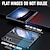 Недорогие Чехлы для Samsung-телефон Кейс для Назначение SSamsung Galaxy Z Fold 5 Кейс на заднюю панель со стендом и протектор экрана Магнитный Сплошной цвет ПК