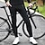 abordables Shorts, collants et pantalons pour hommes-Wosawe automne et hiver pantalons de vélo pour hommes pantalons serrés réfléchissants extensibles coupe-vent pantalons de cyclisme rembourrés chauds