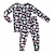 abordables Pijamas 3D para niño-Chico 3D Fútbol Americano Conjunto pijama Manga Larga Impresión 3D Otoño Invierno Activo Fresco Diario Poliéster Niños 3-12 años Cuello Barco Hogar Casual Interior Ajuste regular