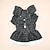 baratos Vestidos-Cachorros Gatos Vestidos Moda Estilo bonito Inverno Macio Lavável Confortável Ao ar livre Festa Roupas para cães for Bichon Frise Poodle Pomerânia Animais de Pequeno Porte Borboleta