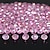 preiswerte Perlenherstellungsset-Kristallglasperlen, 8 mm facettierte Kristallperlen-Charms für Schmuckherstellungsset, DIY-Armband, Ringe, Kunst und Handwerk mit Rollen aus elastischem Schnurband