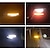 billige Bilklistermærker-4 par bilklistermærker reflektor bakspejl reflekterende tape biltilbehør udvendig refleks tape reflekterende strimmel