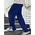 お買い得  スウェットパンツ-男性用 スウェットパンツ ジョガー ワイドレッグスウェットパンツ ポケット ドローストリング 弾性ウエスト 平織り 履き心地よい 高通気性 アウトドア 日常 お出かけ ファッション カジュアル ブラック ブルー