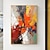 voordelige Abstracte schilderijen-Met de hand gemaakt Hang-geschilderd olieverfschilderij Handgeschilderde Verticaal Abstract Modern Zonder Inner Frame (Geen frame)