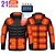 cheap Heating Equipment-21/9/4 Areas Heated Jacket For Men Women USB Electric Heating Jackets Winter Outdoor Warm Sports Thermal Parka Coat Vest for Hunting Hiking Camping Fishing