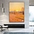 cheap Landscape Paintings-Handmate Oil PaintingCanvasWall Art DecorationAbstract Knife Painting Landscape Autumn and Winterfor Home Decor Rolled Frameless Unstretched Painting