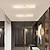 お買い得  シーリングライト-LED シーリングライト 3 色 48/58/78 センチメートルラインデザイン幾何学的形状シーリングライト LED シーリングランプ廊下寝室の廊下に適した 110-240v