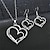cheap Jewelry Sets-Jewelry Set 3pcs Alloy 1 Necklace Earrings Bracelets Women&#039;s Vintage Fashion Simple Geometrical Heart Geometric Jewelry Set For Wedding Party Special Occasion