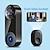 Недорогие Видеодомофоны-Wi-Fi дверной звонок, улучшенная камера дверного звонка, беспроводной 2,4 г, Wi-Fi, умный дверной звонок с функцией ночного видения, поддержка напоминаний с датчиком PIR, TF-карта 32 г, подходящая для