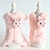 abordables Pijama-Perros Gatos Chaleco Moda Estilo lindo Invierno Suave Lavable Cómodo Exterior Casual Diario Ropa para perros for Bichón Frisé Caniche Pomerania Animal doméstico del bebé Mariposa