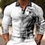 cheap Men&#039;s Button Up Polos-Men&#039;s Polo Shirt Golf Shirt Animal Graphic Prints Eagle Turndown Yellow Red Green Gray Outdoor Street Long Sleeve Print Clothing Apparel Fashion Streetwear Designer Soft