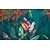 tanie Tapeta kwiatowa i rośliny-botaniczna tapeta mural rośliny okładzina ścienna naklejka odklejana i przyklejana materiał pcv/winyl samoprzylepny/przylepny wymagana dekoracja ścienna do salonu kuchnia łazienka