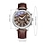Недорогие Кварцевые часы-Wokai, высококачественные мужские роскошные модные кварцевые часы с ремнем, мужские римские деловые студенческие спортивные водонепроницаемые часы со светящимися в темноте часами