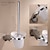 preiswerte Handtuchhalter-Handtuchhalter, Toilettenpapierhalter, Toilettenbürstenhalter, cool, bezaubernd, schön, modern, Messing, Gläser, Zinklegierung, 1 Stück – Badezimmer-Wandmontage
