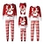 cheap Christmas Costumes-Family Christmas Pajamas Unisex Cute Christmas Christmas Eve Kid&#039;s Adults&#039; Party &amp; Evening New Year Eve Polyester Onesie