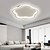 abordables Plafonniers-Plafonnier LED dimmable 40 cm en alliage d&#039;aluminium plafonnier encastré adapté pour chambre salon salle à manger ac110v ac220v