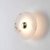 voordelige LED-wandlampen-led wandkandelaar lamp marmer 15/20/25/30/35cm cirkelontwerp minimalistisch wandmontage licht verlichtingsarmatuur binnenverlichting voor woonkamer slaapkamer 110-240v