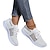 ieftine Adidași de Damă-Pentru femei Adidași pantofi albi Pantofi Flyknit Adidași adezivi Pantofi albi În aer liber Zilnic Culoare solidă Bloc Culoare Vară Toc Drept Vârf rotund Casual Confortabili Pregătită Alergare Tenis