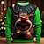 cheap Men&#039;s 3D Sweatshirts-Graphic Elk Men&#039;s Fashion 3D Print Pullover Sweatshirt Holiday Vacation Sweatshirts Dark Yellow Black Long Sleeve Crew Neck Print Spring &amp;  Fall Designer Hoodie Sweatshirt