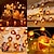 baratos Mangueiras de LED-1m 2m 3M Cordões de Luzes 10/20/30 LEDs EL Branco Quente Luzes de cordas criativas Férias Decoração de Natal 5 V