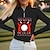 cheap Women&#039;s Golf Clothing-Women&#039;s Golf Polo Shirt Black Red Blue Long Sleeve Sun Protection Top Fall Winter Ladies Golf Attire Clothes Outfits Wear Apparel