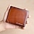 cheap Men&#039;s Bags-Men&#039;s Wallet Credit Card Holder Wallet Leather Outdoor Shopping Daily Large Capacity Waterproof Lightweight Solid Color Retro brown color - 20% off model (first layer of cowhide + Yellow brown - 20