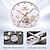 abordables Relojes mecánicos-Reloj mecánico automático de lujo de marca olevs, reloj de moda para mujer, reloj de pulsera elegante de cerámica, reloj informal para mujer