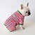 olcso Kutyaruházat-petstyle fadou karácsonyi csíkos pizsama négylábú ruha őszi és téli duci kutya yingdou