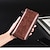 Χαμηλού Κόστους Ανδρικές τσάντες-Ανδρικά Πορτοφόλι PU δέρμα Ψώνια Καθημερινά Φερμουάρ Ελαφρύ Ανθεκτικό Συμπαγές Χρώμα Σκούρο καφέ Μαύρο Καφέ