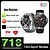 economico Smartwatch-696 V69 Orologio intelligente 1.85 pollice Intelligente Guarda Bluetooth Pedometro Avviso di chiamata Monitoraggio del sonno Compatibile con Android iOS Da uomo Chiamate in vivavoce Promemoria di